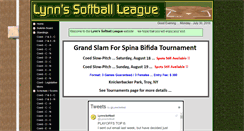 Desktop Screenshot of lynnssoftball.com